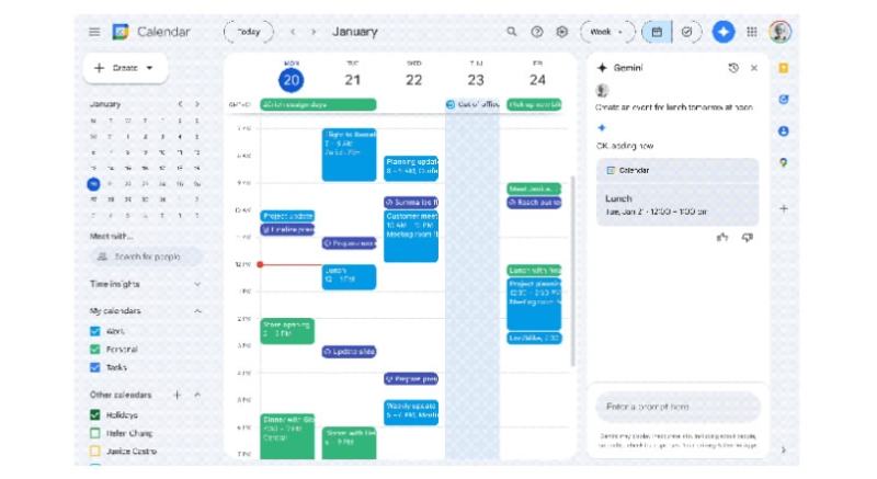 В «Google Календаре» появится ИИ Gemini для удобного управления расписанием и планами